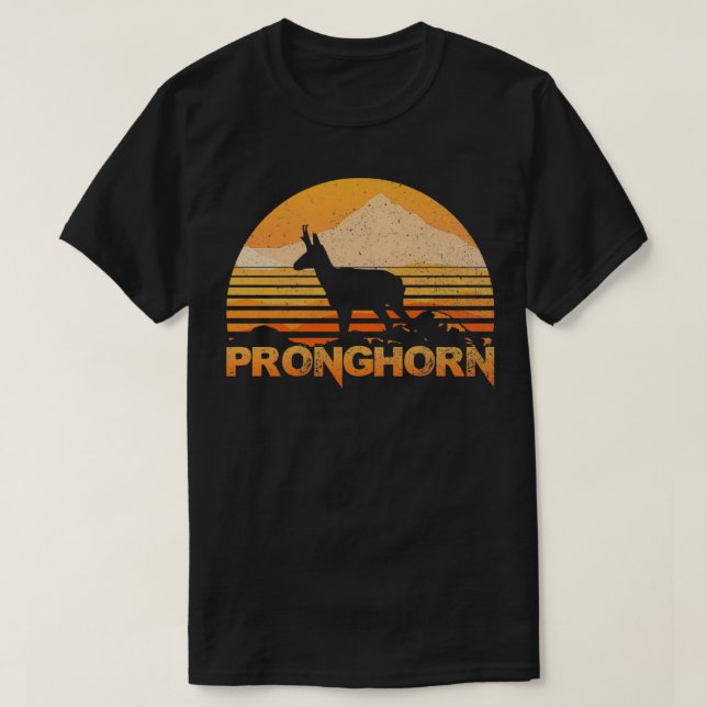 PRONGHORN Funny , Vintage Retro Pullover  (Design Front)