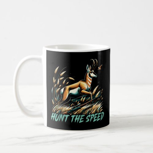 Pronghorn Hunter Animal Hunt Rifle Antelope Huntin Coffee Mug