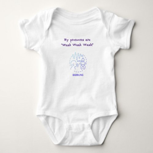 Pronoun Neutral Baby Romper