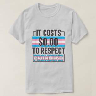 Pronoun Respect Is Free T-Shirt