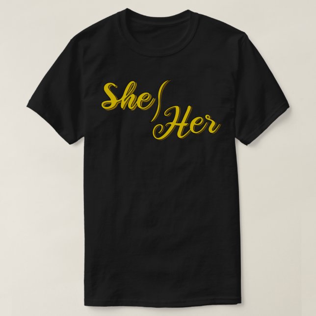 Pronouns 2 T-Shirt (Design Front)