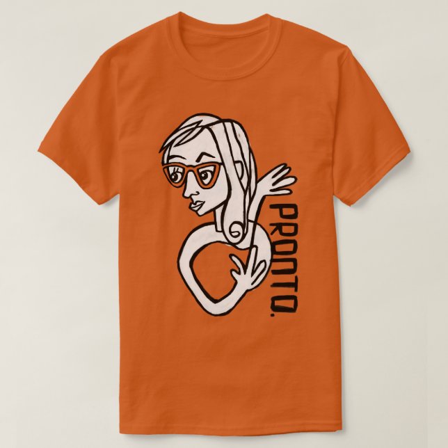 Pronto Italian T-Shirt (Design Front)