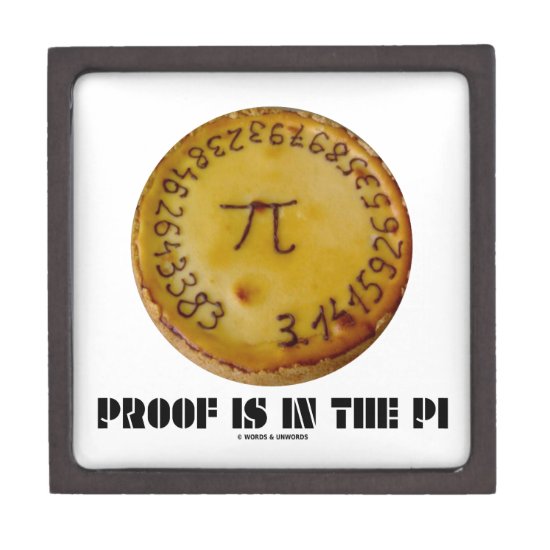 Proof Is In The Pi (Pi On Baked Pie) Jewelry Box