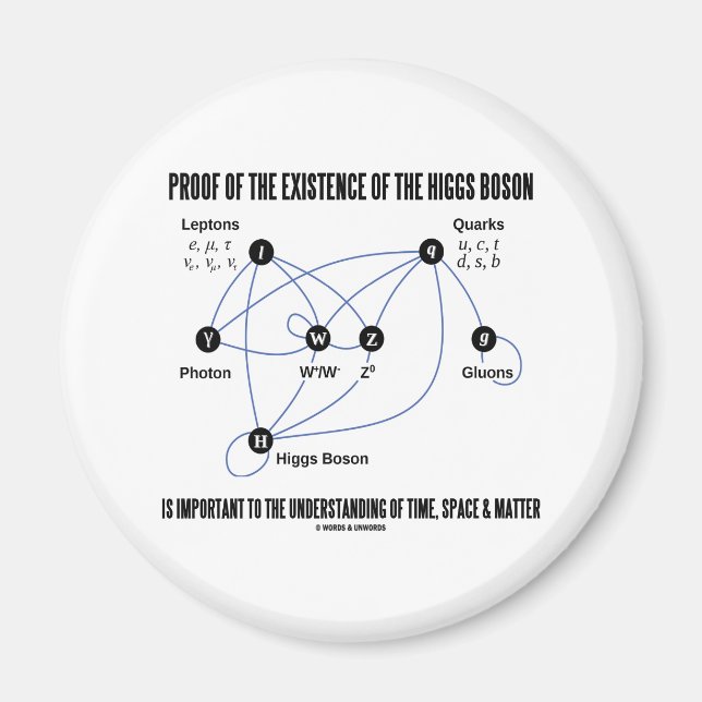 Proof Of The Existence Of The Higgs Boson Magnet (Front)
