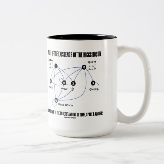 Proof Of The Existence Of The Higgs Boson Two-Tone Coffee Mug
