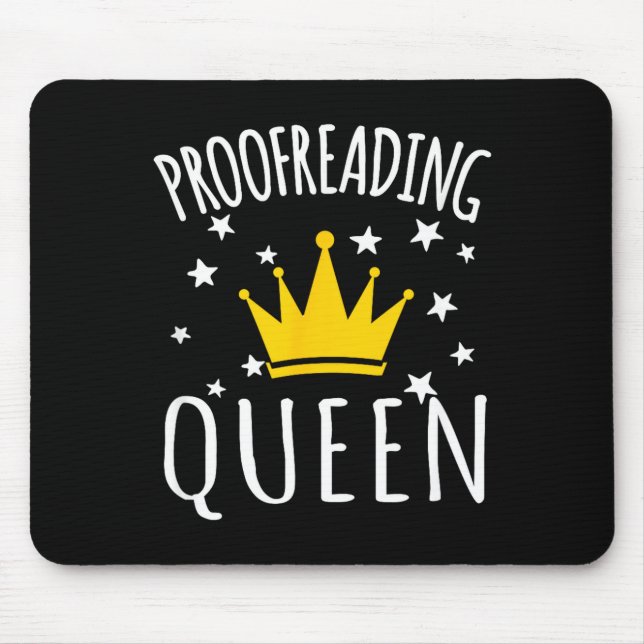 Proofreading Humor Funny Proofreading Quote Proofr Mouse Pad (Front)