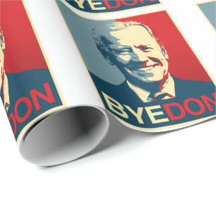 Propaganda Poster - BYE DON Wrapping Paper
