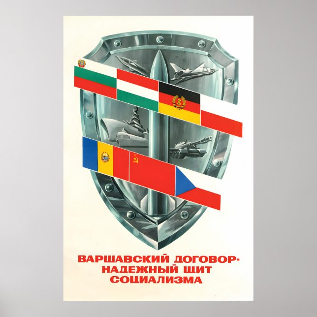 Propaganda Poster The Warsaw Pact is a dependable (Front)