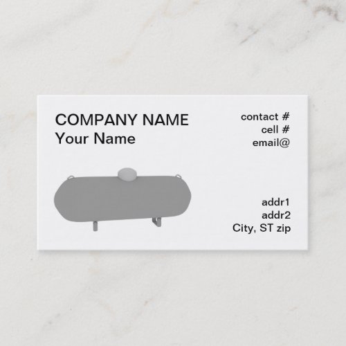 propane tank business card templates