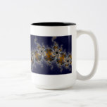 Propelleflora - Swirl Fractal Two-Tone Coffee Mug