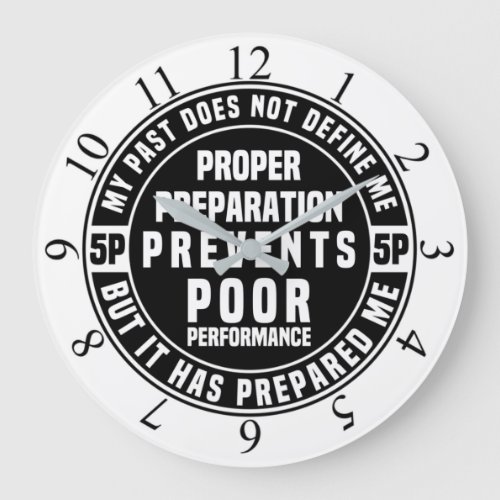 Proper Preparation Prevents Poor Performance Large Clock