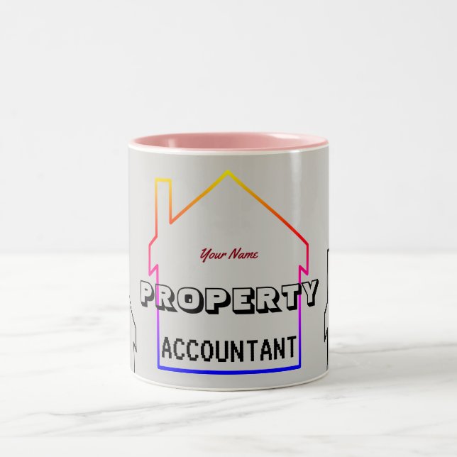 "Property Accountant" Two-Tone Coffee Mug (Center)