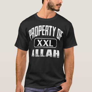 Property Allah XXL Islamic Muslim  T-Shirt