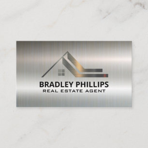 Property Architecture Metal Roof Style Business Card