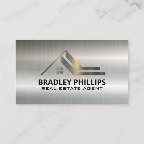 Property Architecture  Metal Roof Style Business Card