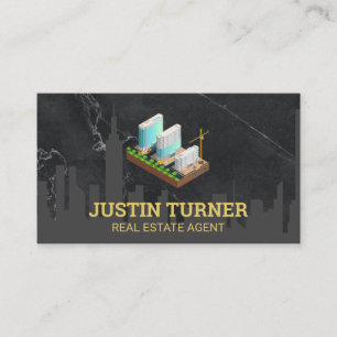 Property Developer Real Estate Construction Business Card