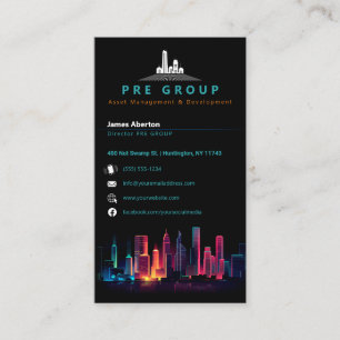 Property development and Investments Company Business Card