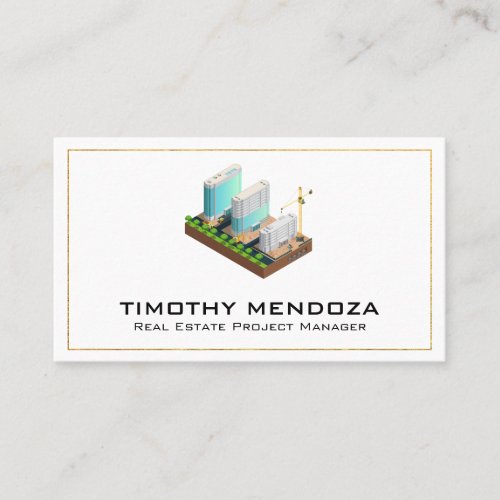 Property Development  Building Construction Business Card