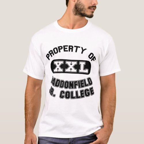 Property Haddonfield Junior College Products T_Shirt