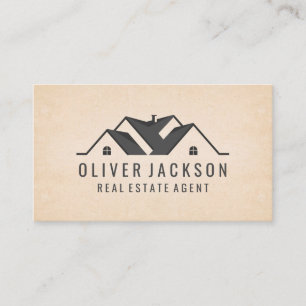 Property House Real Estate logo Business Card