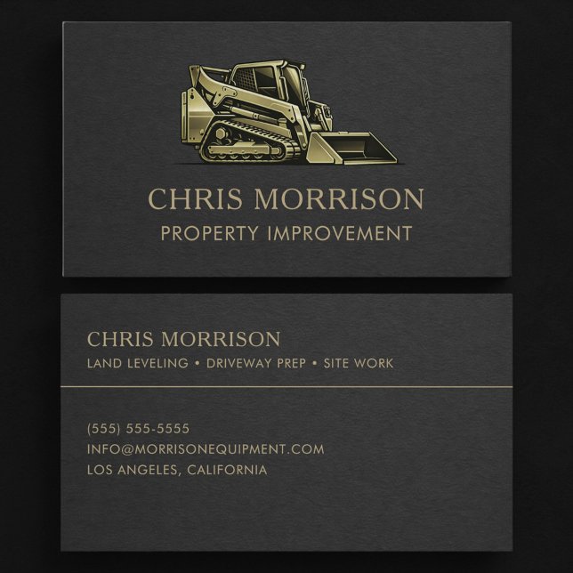 Property Improvement Contractor Services Business Card (Creator Uploaded)