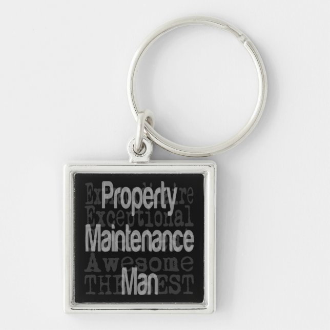 Property Maintenance Man Extraordinaire Keychain (Front)