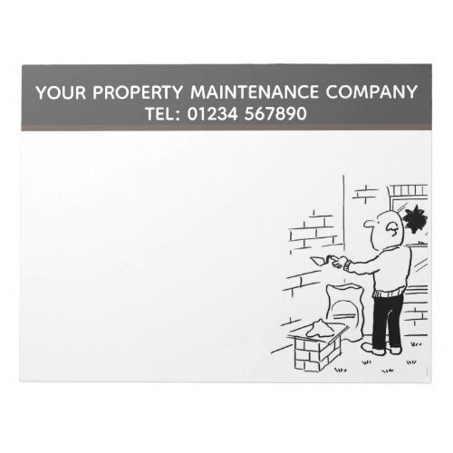 Property Maintenance Services to Personalise Notepad