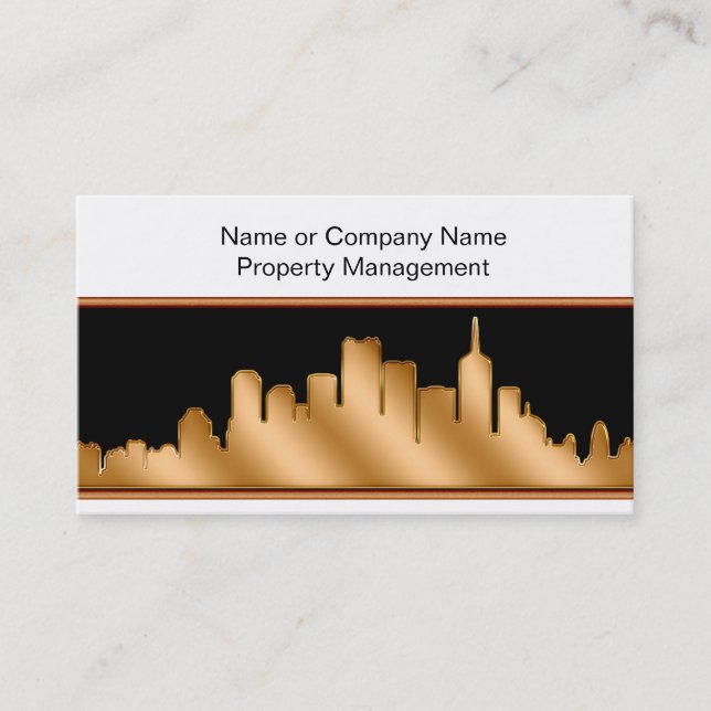 Property Management Business Cards (Front)