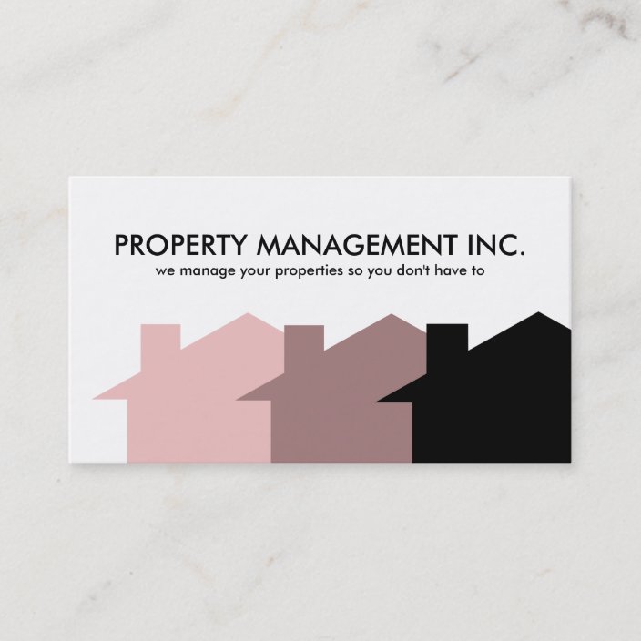 Property Management Business Cards