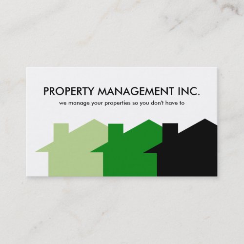 Property Management Business Cards