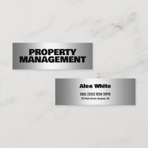Property Management Mini Business Card