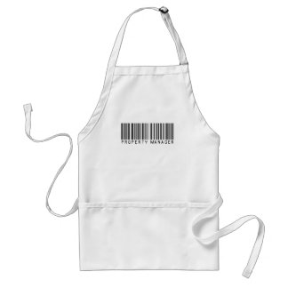 Property Manager Bar Code Adult Apron