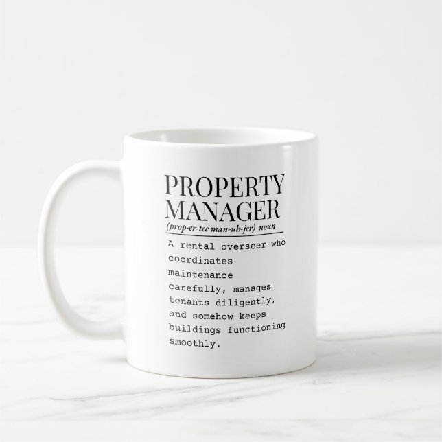 Property manager coffee mug (Left)
