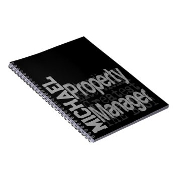 Property Manager Extraordinaire Custom Notebook by Graphix_Vixon at Zazzle