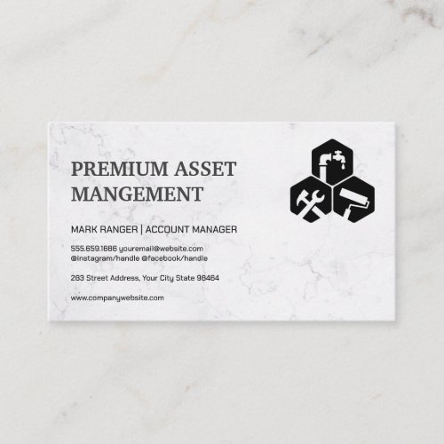 Property Manager  Finance  Icons Services Appointment Card