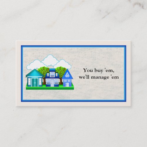 Property Managment Business Card