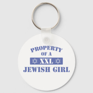 Property Of A Jewish Girl Keychain