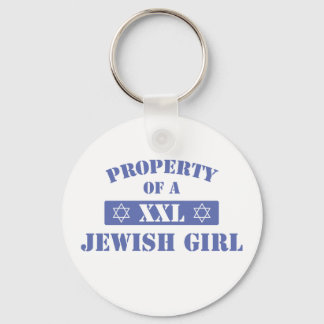 Property Of A Jewish Girl Keychain