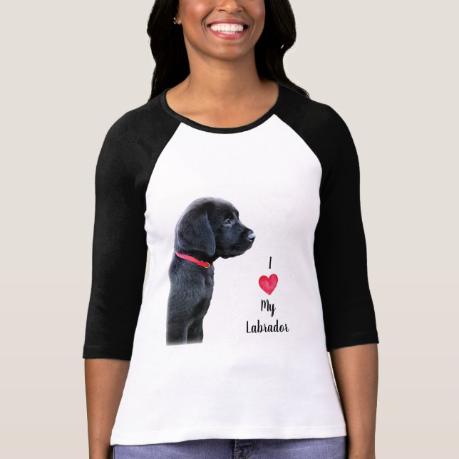 Property of a Labrador - I Love my Labrador T-Shirt (Front)