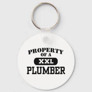 Property of a Plumber Keychain