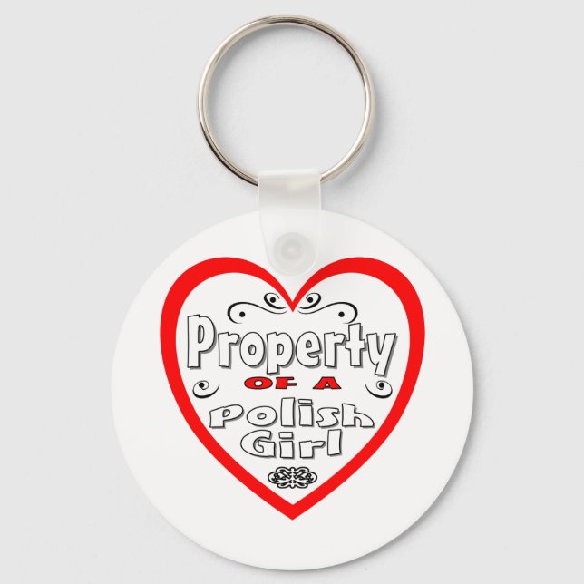 Property Of A Polish Girl Keychain (Front)