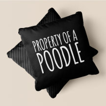 Property Of A Poodle Chic, Cute & Funny Black