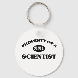 Property of a SCIENTIST Keychain