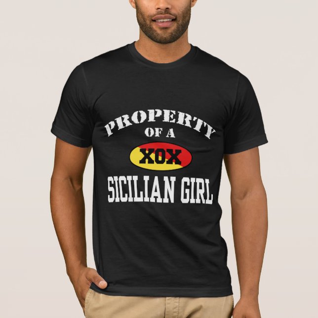 Property of a Sicilian Girl T-Shirt (Front)