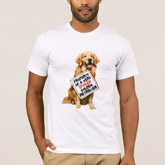 Property of a Spoiled Golden Retriever T-Shirt