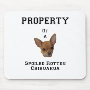 Property of a Spoiled Rotten Chihuahua Mouse Pad