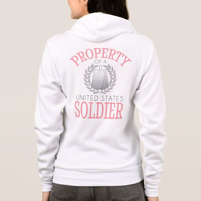 Property of a U.S. Soldier Hoodie (Back)