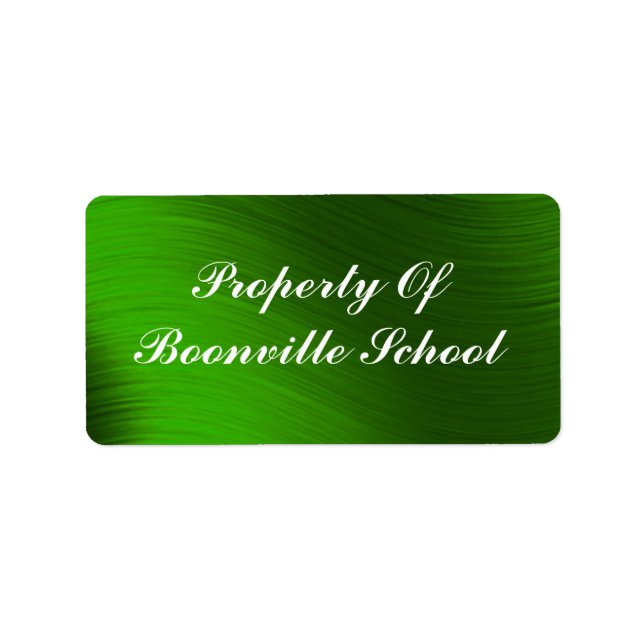 PROPERTY OF-ADDRESS LABELS (Front)