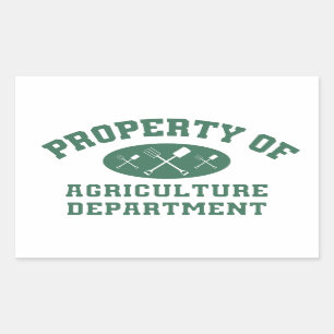 Property Of Agriculture Department Sticker