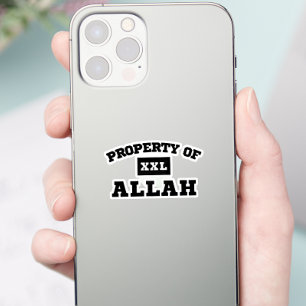 Property of Allah Modern Muslim Islamic Sticker